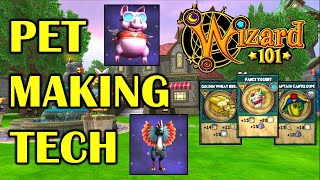 Wizard101  BEST Pet Making TECH Perfect in 12 Hatches [upl. by Annoyk308]