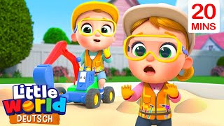 In meiner Sandkiste👷🏼 Kinderlieder für Kleinkinder  Little World Deutsch [upl. by Moises]