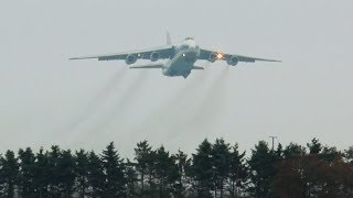 Antonov An124100 quotRuslanquot  Takeoff Copenhagen Airport HD [upl. by Lein906]