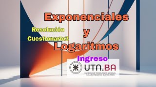 Resolución Cuestionario3 Ingreso UTN FRBA  EN VIVO [upl. by Mazman]