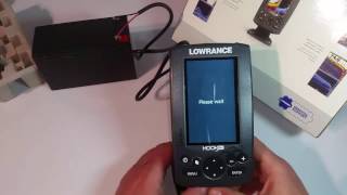 Echosonda Lowrance Hook 4x Chirp [upl. by Odracir611]