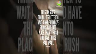 Trust in gods timing bible quotes christ proverbs thinkcreatelearn [upl. by Eecyac21]