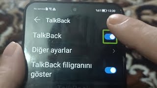 Huawei talkback kapatma tuşlarla [upl. by Yelyah]