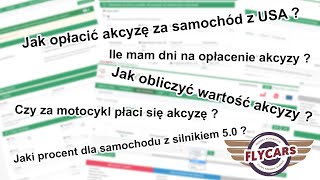 Jak opłacić akcyzę Online Rejestracja auta z USA i opłata akcyzy krok po kroku [upl. by Abott]