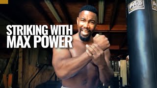 HOW TO STRIKE WITH MAXIMUM POWER  Training with Michael J White [upl. by Roon]