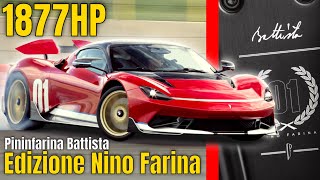 1877HP Pininfarina Battista Edizione Nino Farina Revealed [upl. by Elyse]