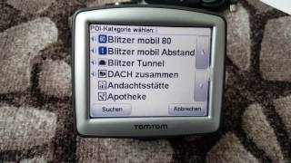 TomTom One Wie man Blitzen einschaltenquotAktivierenquot [upl. by Lette521]