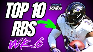 Must Start Fantasy Football RB Power Rankings Week 6 – Whos Dominating [upl. by Odiug]