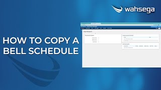 How To Copy a Bell Schedule in Carina [upl. by Natloz905]