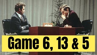 Fischer vs Spassky  World Championship Match • Game 6 13 amp 5 1972 [upl. by Aivad]