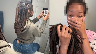 Watch me cut my locs [upl. by Neelik]