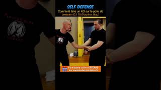 Comment faire un KO sur le point de pression Gros Intestin 10 Kyusho Jitsu  Self défense Shorts [upl. by Asor]