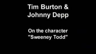 Sweeney Todd  Interview  Tim Burton and Johnny Depp [upl. by Navak610]