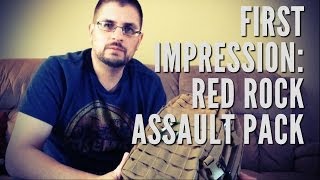 First Impression Red Rock Outdoor Gear Assault Pack [upl. by Laubin]