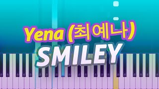 Yena 최예나  SMILEY Feat BIBI  Piano Instrumental TUTORIAL by Piano Fun Play [upl. by Lerej]