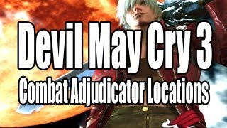 Devil May Cry 3 SE  All Combat Adjudicator Locations [upl. by Einnad]