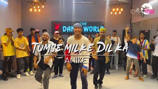 Tumse Milke Dil Ka  Aniket Choreography  Workshop  The Dance World [upl. by Grodin]