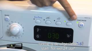 Indesit IWDE7145 wasdroogcombinatie Wassen en drogen met deze Indesit machine [upl. by Buller]