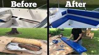 How to restore your Boat Seats and Cushions  DIY Upholstery [upl. by Antonio225]