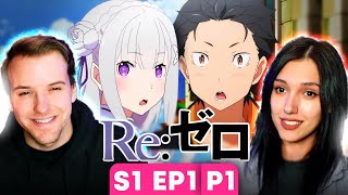 ReZero − Starting Life in Another World  Season 1 Episode 1 Part 1 REACTION [upl. by Haase309]