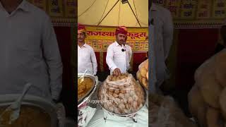 rajishthani shahi thali raja maharajayoo bali🤯🤯🧑‍🍳🧑‍🍳 streetfood foodvlog indianstreetfood [upl. by Akceber]