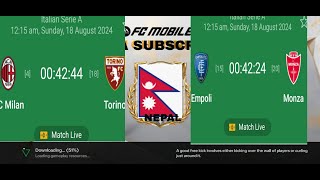 AC MILAN VS TORINO VS EMPOLI VS MONZA ITALY SERIE A FOOTBALL LIVE MATCH STREAMING SUBSCRIBE TO [upl. by Turley]