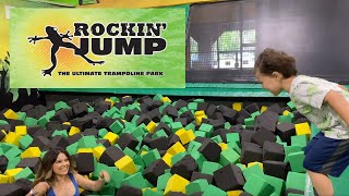 A Fun Trip to Rockin Jump Trampoline Park in San Dimas California [upl. by Esidnac]