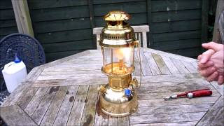 Lighting the Petromax HK500 Paraffin Lamp [upl. by Kassie]