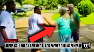 Karens Get CHEWED OUT By Black Family After Interrupting Funeral [upl. by Kuebbing350]