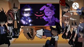 Past Michael and his classmates react to the afton family [upl. by Nocaed]