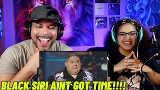 Gabriel Iglesias black Siri DONT PLAY Couples Reaction [upl. by Lynnell]