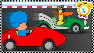 🏎️ POCOYO em PORTUGUÊS do BRASIL  Carros de Corrida De Formula 1 123 min DESENHOS ANIMADOS [upl. by Ursula486]