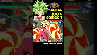 Kefla’s Explosive 100 Damage Combo 💥 Dragon Ball FighterZ Patch 138 Gameplay [upl. by Ahsats]