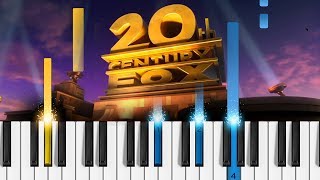 20th Century Fox Fanfare  Piano Tutorial  Piano Cover [upl. by Dilks]