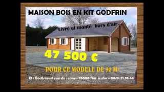 MAISON BOIS EN KIT [upl. by Ecitnerp]