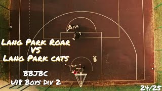 Lang Park Roar vs Lang Park Cats  Summer Comp Basketball [upl. by Ttreve]