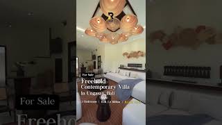 Contemporary Villa in Ungasan Bali🤍 balirealestate forsale freehold shorts [upl. by Iret]