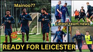 MANCHESTER UNITEDS LAST TRAINING SESSION REVEALS MASSIVE INJURY UPDATES AHEAD OF LEICESTER CLASH [upl. by Hsara]