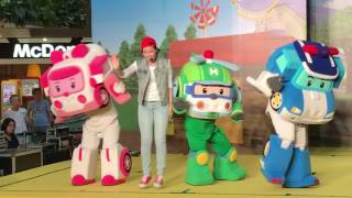 Robocar Poli 로보카 폴리 amp Friends Helly amp Amber In Action at The Seletar Mall Singapore Live Show [upl. by Kcirddahc]