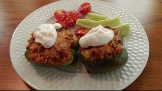 Stuffed Peppers How to make Stuffed Bell Peppers  The Hillbilly Kitchen [upl. by Isherwood]