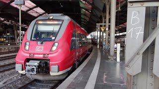 DB BR 442 Bombardier Talent 2 ride between Stolberg Hbf and Langerwehe [upl. by Aissat556]