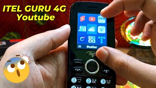 Itel Super Guru 4G Mobile details Review Of All Special Features  Youtube in 4G Feature Phone [upl. by Bottali]