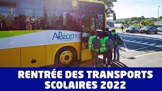 Rentrée des transports scolaires en Région des Pays de la Loire  le service sera assuré [upl. by Punak]