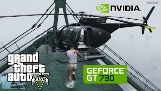 GTA 5 Gameplay Nvidia Geforce GT 730 2GB DDR5 🎮 [upl. by Yarw]