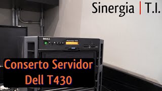 Conserto Servidor Dell PowerEdge T430  Defeito na placa mãe Deu para consertar esse Servidor novo [upl. by Funk]