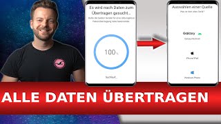 Handy wechseln 🆗 ALLE Daten auf neues Samsung Handy übertragen  Smart Switch Anleitung [upl. by Kcirdled265]