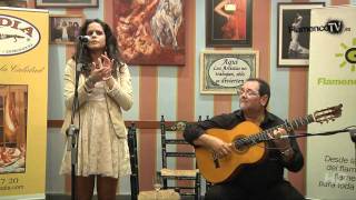 Flamenco TV  Mari Angeles Martinez en el Cafe Cantante de flamencoradiocom [upl. by Salamanca]