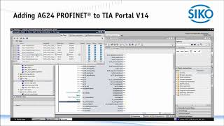 SIKO  Adding AG24 PROFINET® to TIA Portal V14 [upl. by Avin]