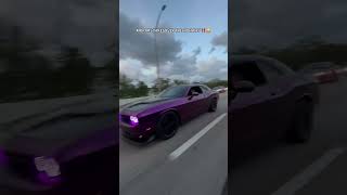 MOPARS TAKE OVER A HIGHWAY mopar srt hellcat challenge [upl. by Karlan]