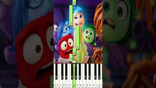 INSIDE OUT 2 MAIN THEME Piano Tutorial Easy [upl. by Trelu]